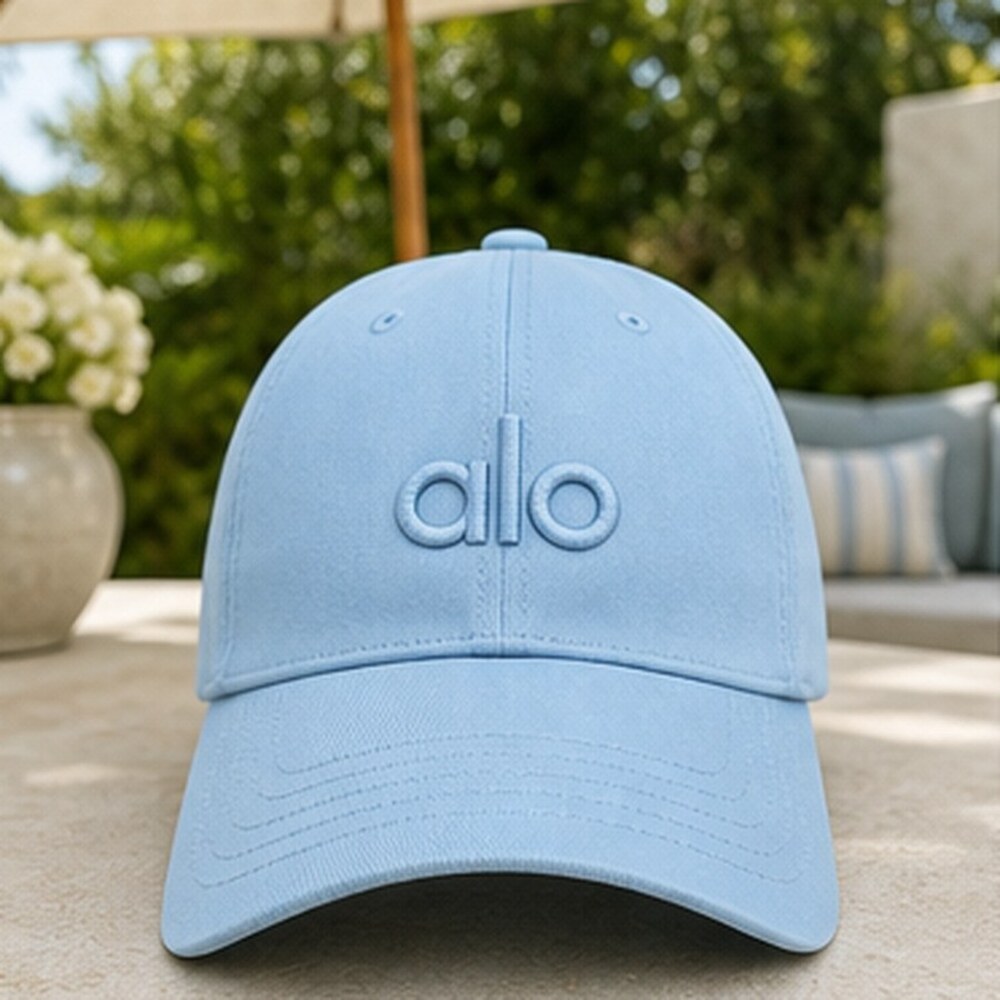 Alo Yoga Sky Blue Baseball Cap Tennis Golf Yoga Hat